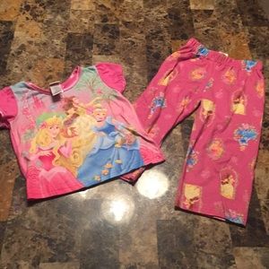 Size 4 Disney Princess pajamas!